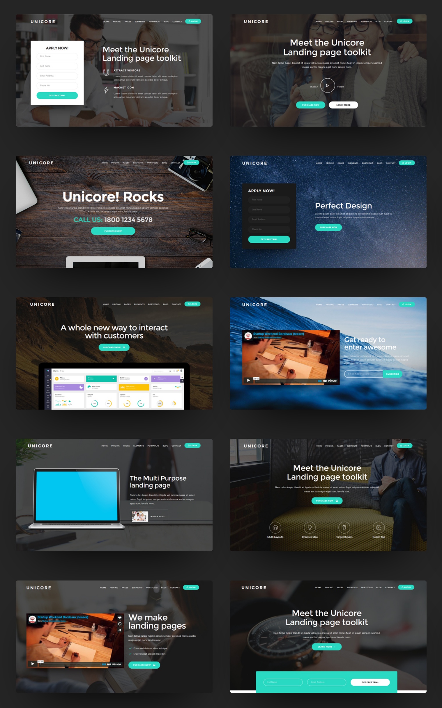 Premium Bootstrap Agency Theme Template